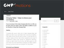 Tablet Screenshot of gnbpromotions.com